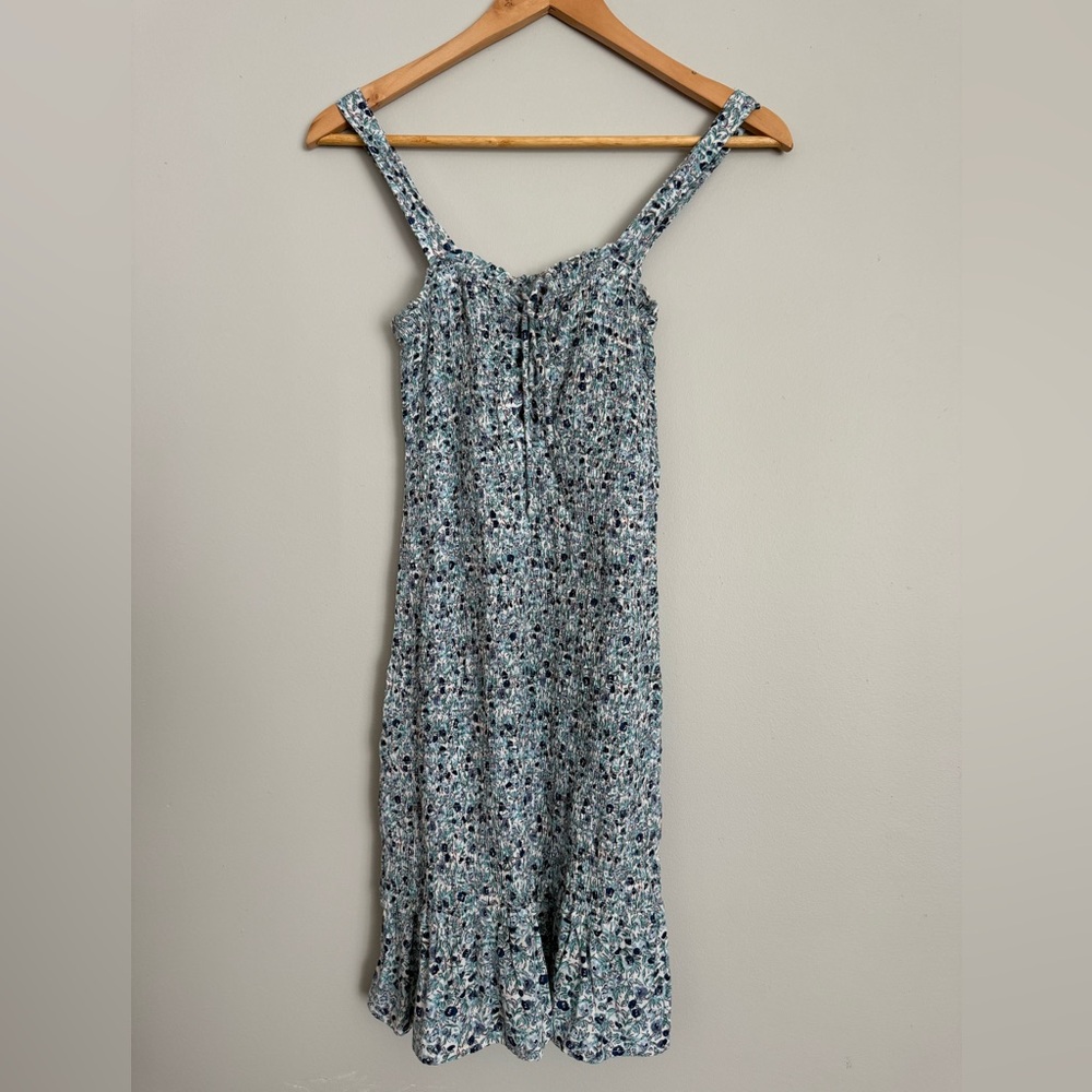 Aeropostale Blue Floral Bodycon Dress
